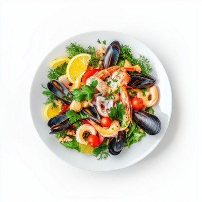 Фирменное блюдо Морской гриль прованс - купить в Исаевке